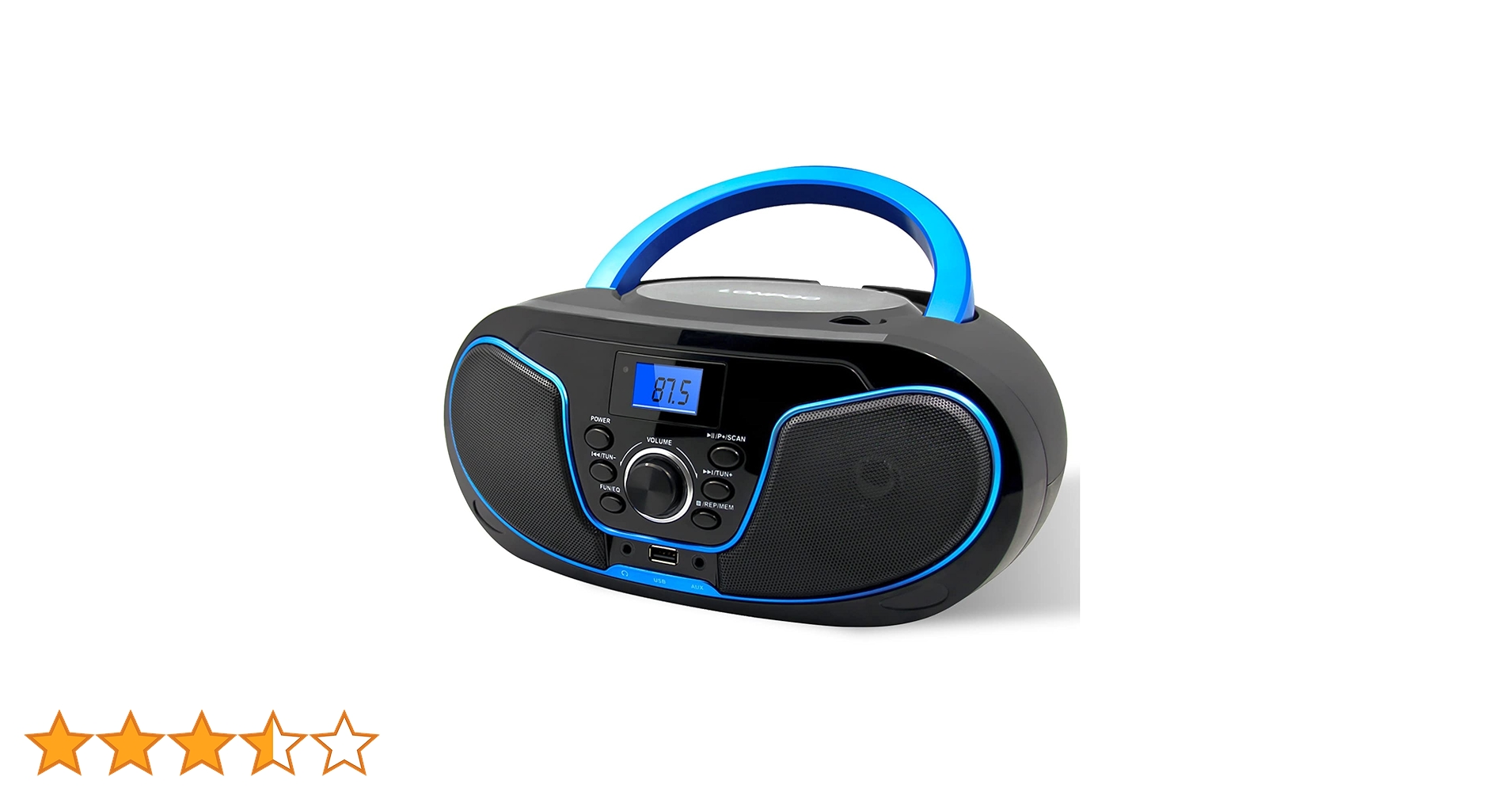 LONPOOステレオ CDプレーヤー FMラジオ MP3再生 Amazon.co.jp: LONPOO ステレオ CDプレーヤー bluetooth対応 FM